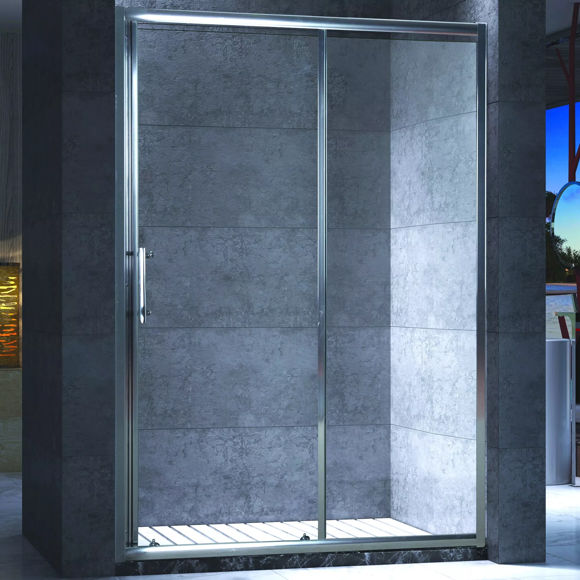 

Душевая дверь в нишу Esbano ES-120DK