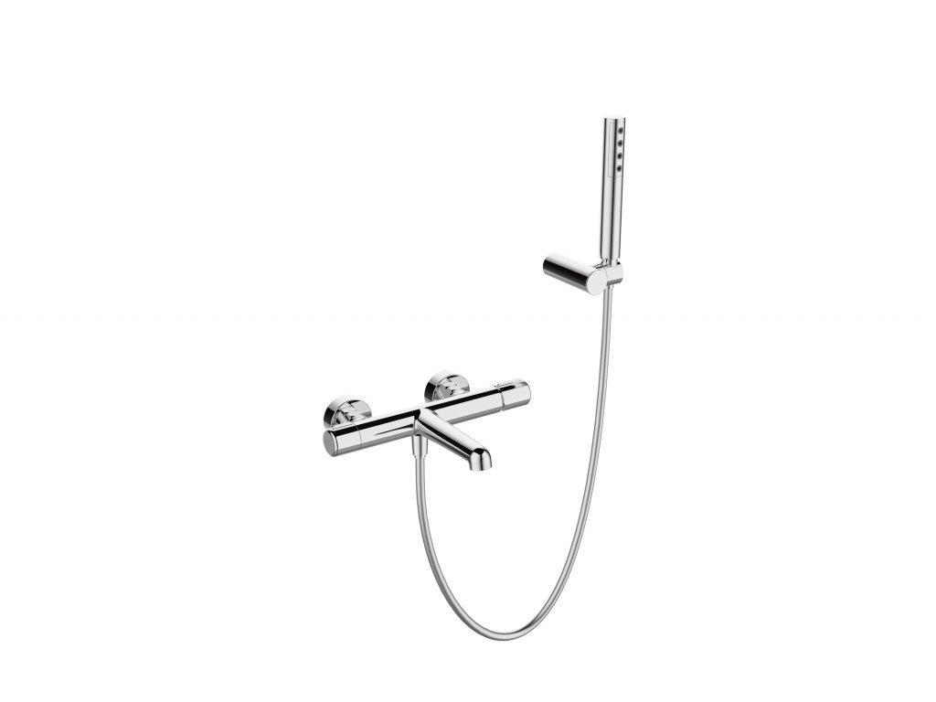 

Смеситель для ванны с душем BelBagno Uno UNO-VASM/DFS-CRM хром, с душевым гарнитуром