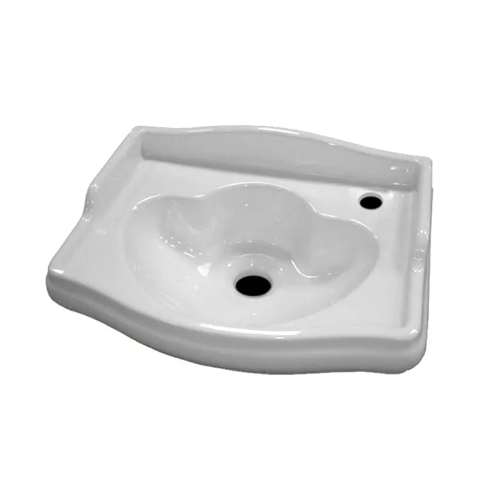 

KERASAN Retro Раковина 410х320мм c 1 отв.выбитым вручную под смеситель справа (DX), цвет белый