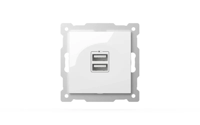 

Розетка USB 5V 2,1A 2-я ELBI Zena Vega 609-015600-143
