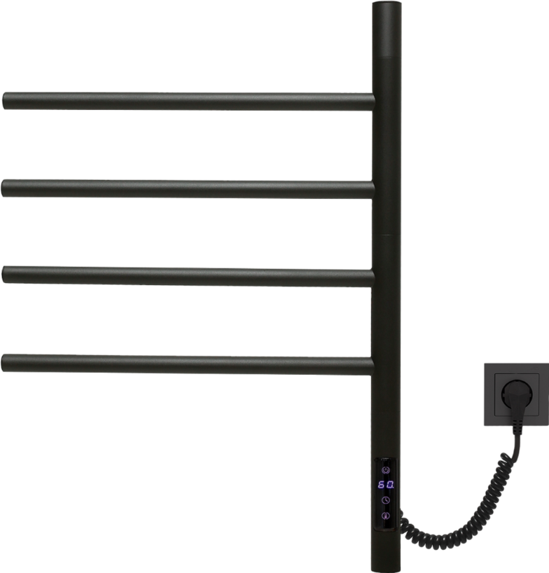 

Полотенцесушитель электрический Vincea VTD-1S1CBE черный