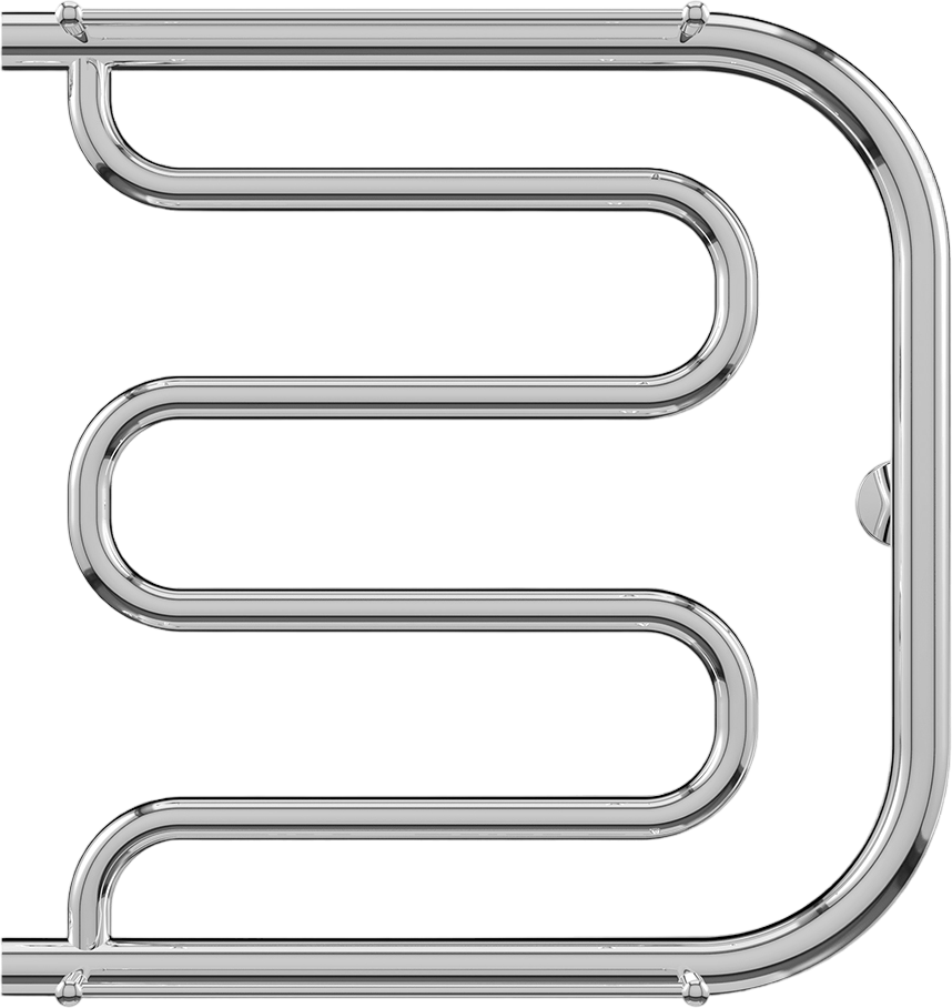 

Полотенцесушитель водяной Domoterm Фокстрот 60x60, хром
