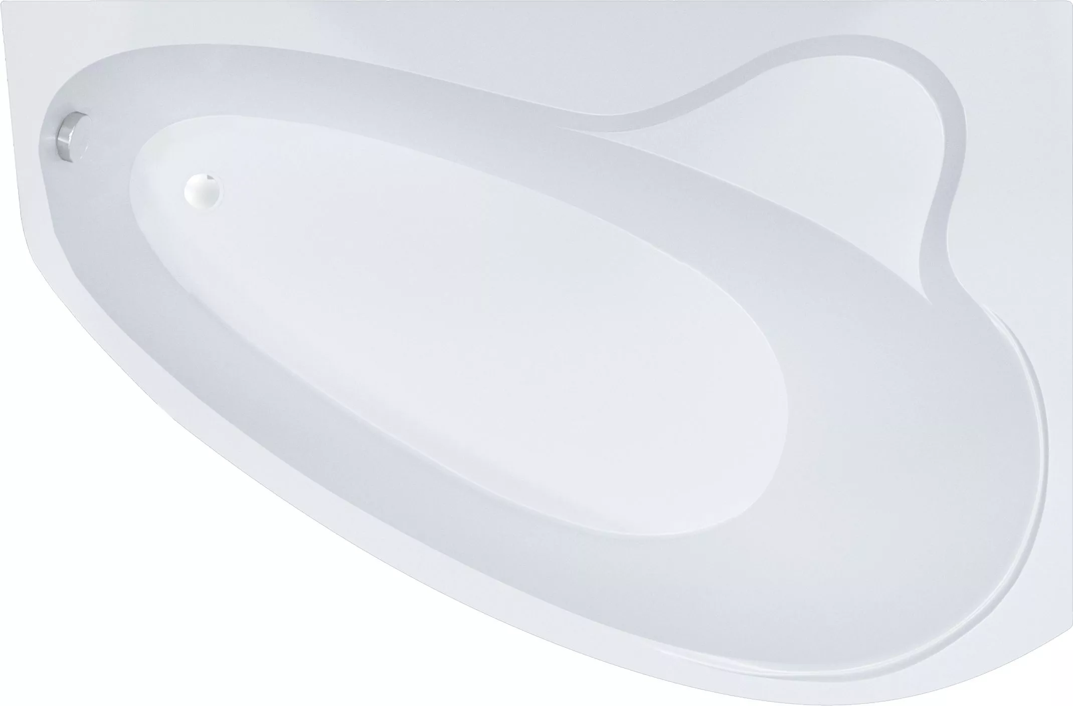 Акриловая ванна Triton Пеарл-Шелл L 160x104, цвет белый Н0000000209 - фото 1