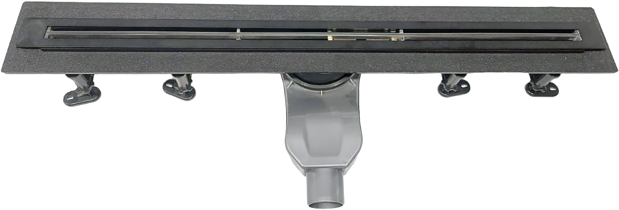 Душевой трап лоток CK DRAIN LAMA-AQUA001-80 80 см щелевой из нержавеющей стали с узкой решеткой 17284₽