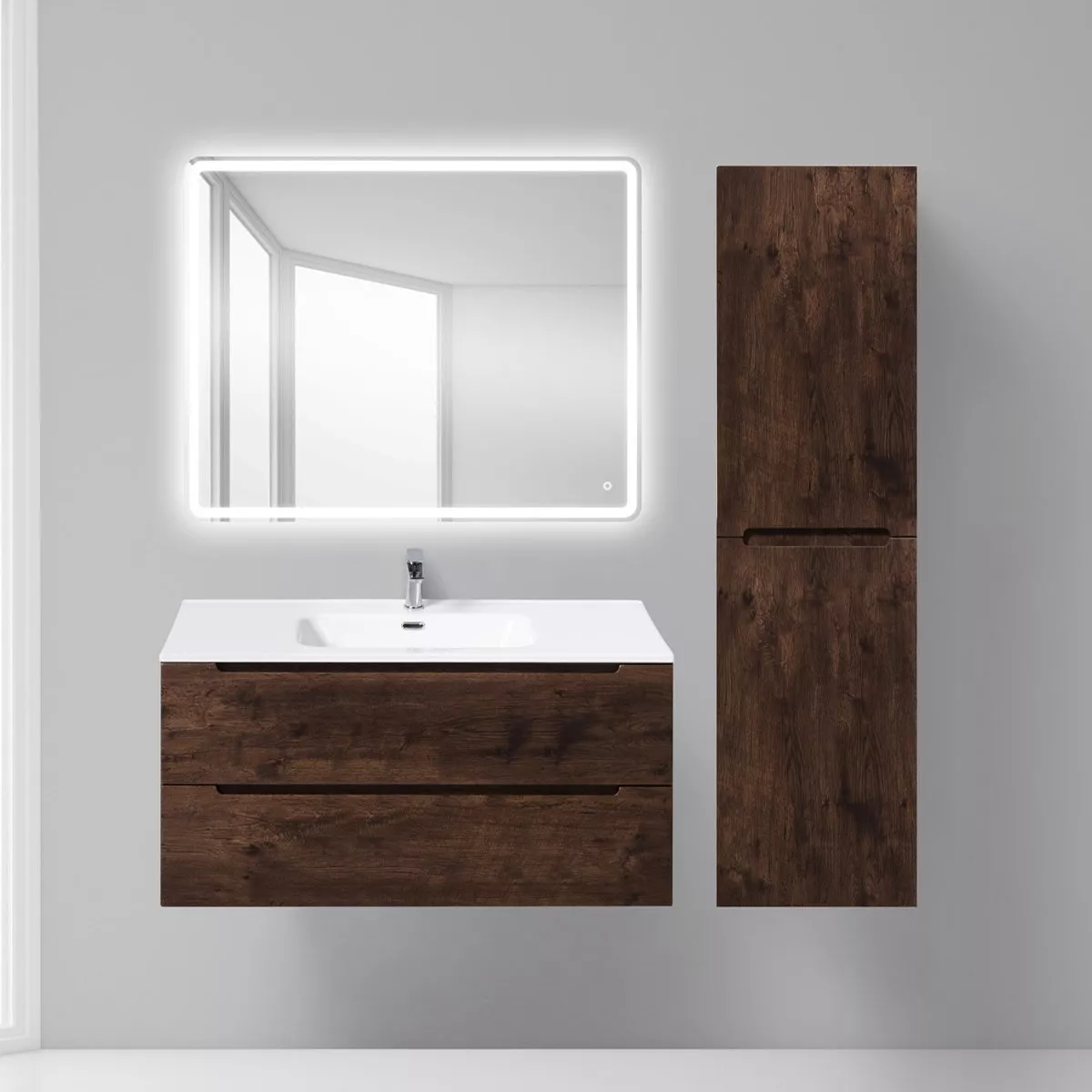 

Мебель для ванной BelBagno Etna 100 rovere moro