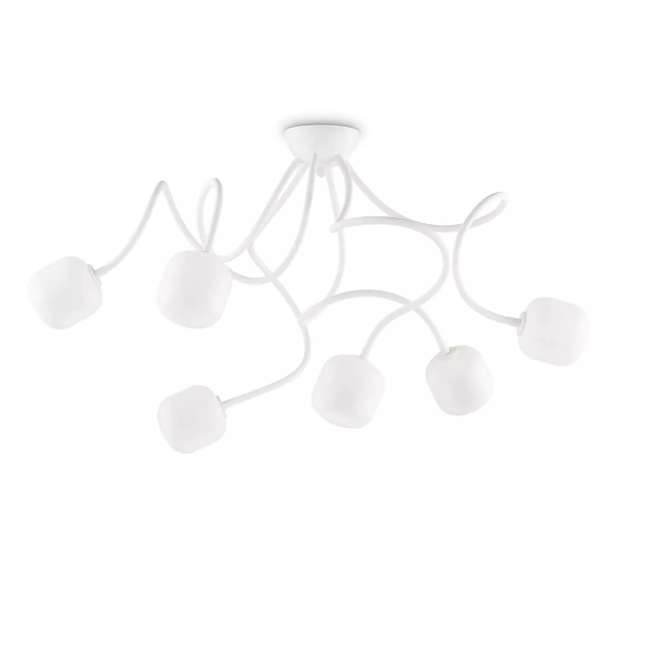 

Потолочная люстра Ideal Lux Octopus PL6 Bianco 174921