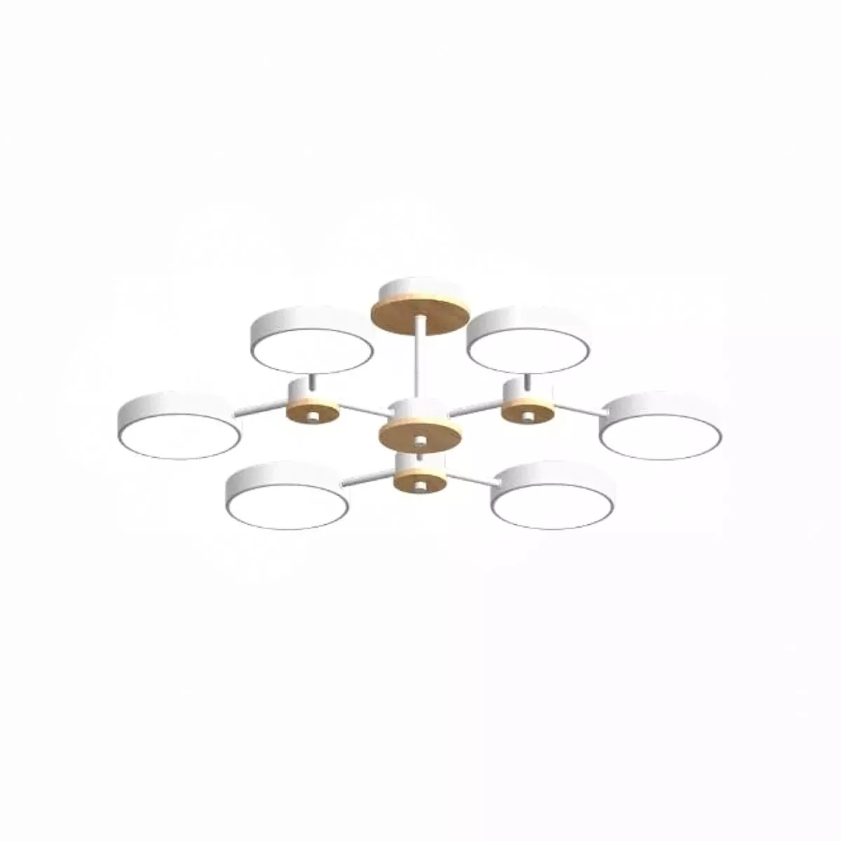 

Люстра на штанге LED4U L3216-730 WH
