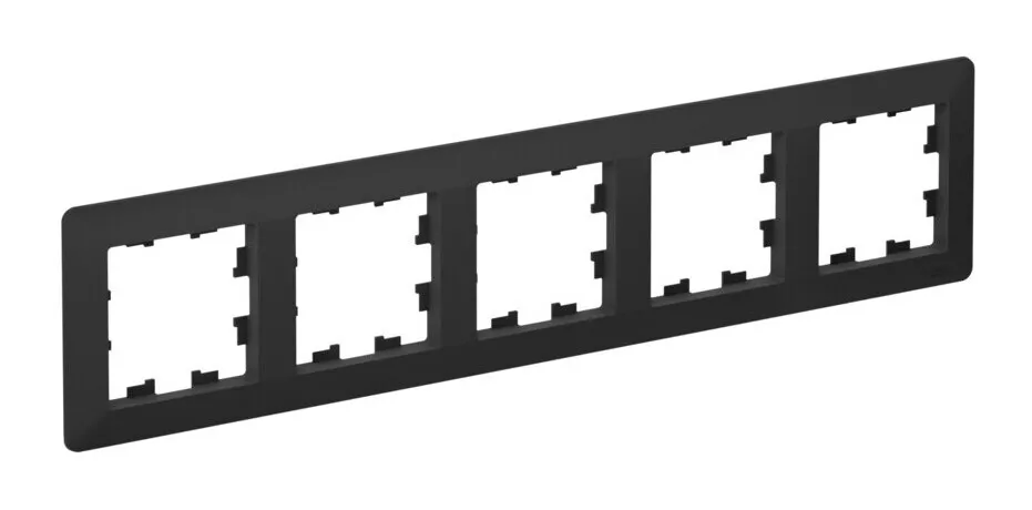 

Рамка 5-ая Systeme Electric AtlasDesign Air Карбон/дымчатый черный ATN221005