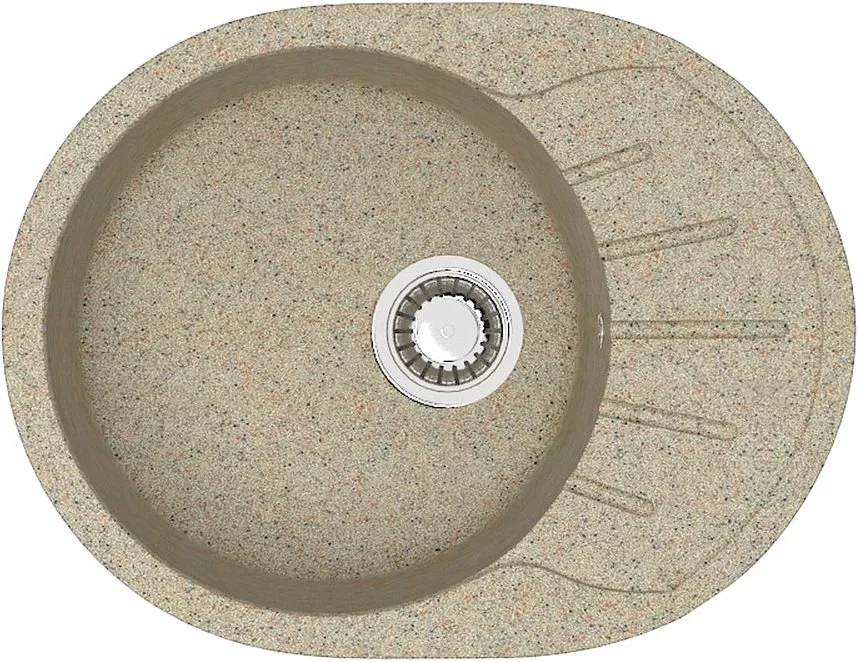 

Мойка кухонная ZETT lab. песочная T010Q005