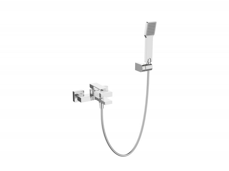 

Смеситель для ванны с душем BelBagno Romano ROM-VASM-CRM хром, с душевым гарнитуром