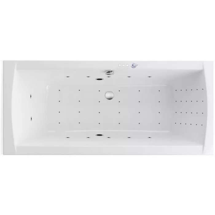 

Ванна акриловая Excellent Aquaria Lux Nano 180х80 с гидромассажем белый - хром