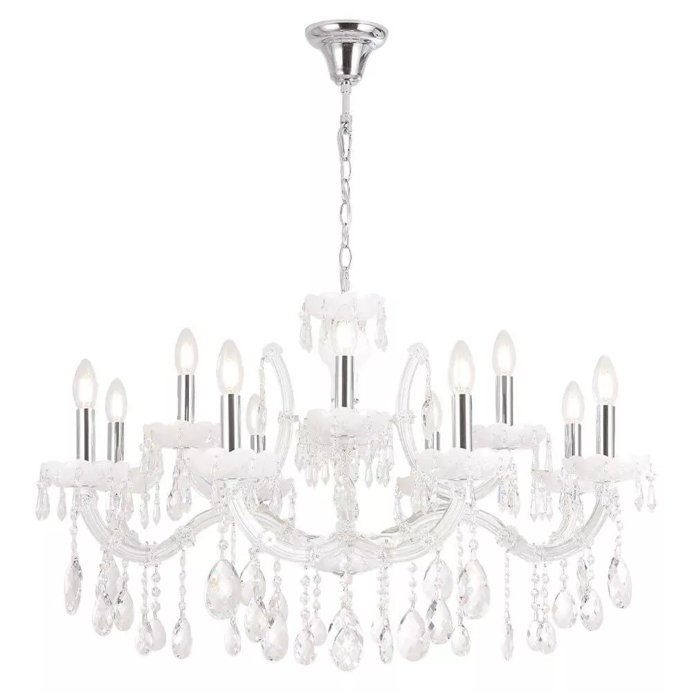Большие люстры Подвесная люстра Crystal Lux Blanca Re SP12