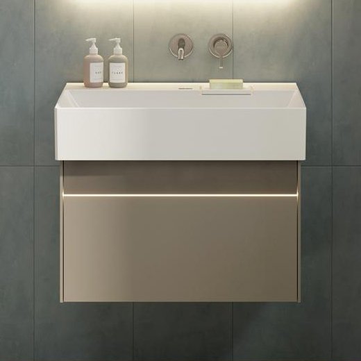 

Тумба под раковину KERAMA MARAZZI Logica 70 подвесная, песчаная