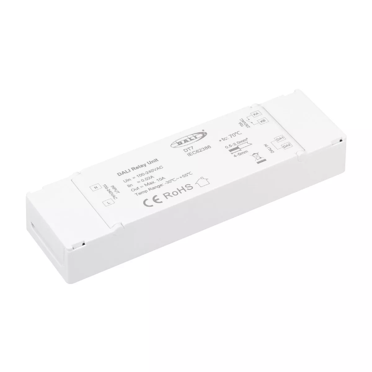 

Релейный модуль Arlight SMART-SWITCH-701-72-D2-SUF (230V, 10A, DALI) 046512