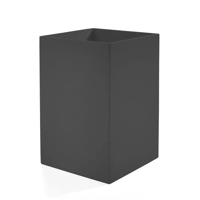 

3SC Mood Black Ведро, без крышки, 20х30х20 см, цвет: чёрный матовый