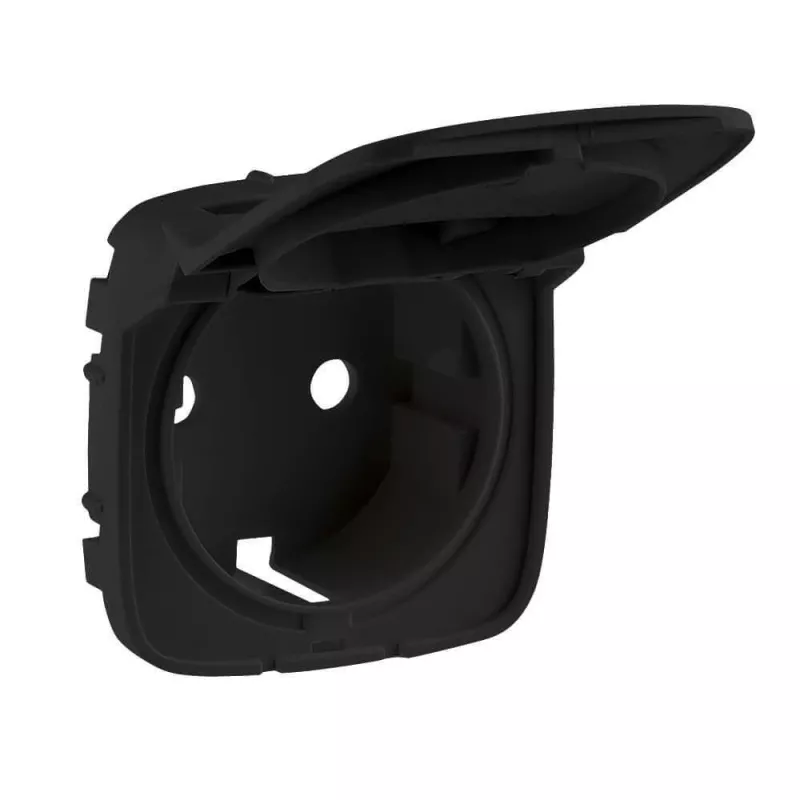 

Лицевая панель Legrand Valena Allure розетки с/з с крышкой антрацит 754848