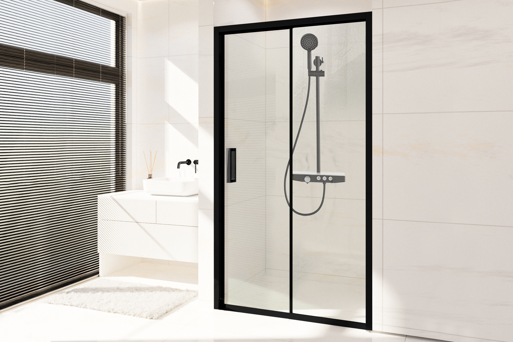 

Душевая дверь ACCORD RB HS-T-BL 140x200 (прозрачное)