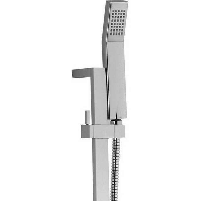CISAL Shower Душевой гарнитур:ручная лейка,шланг 150 см,штанга 70 см, цвет хром