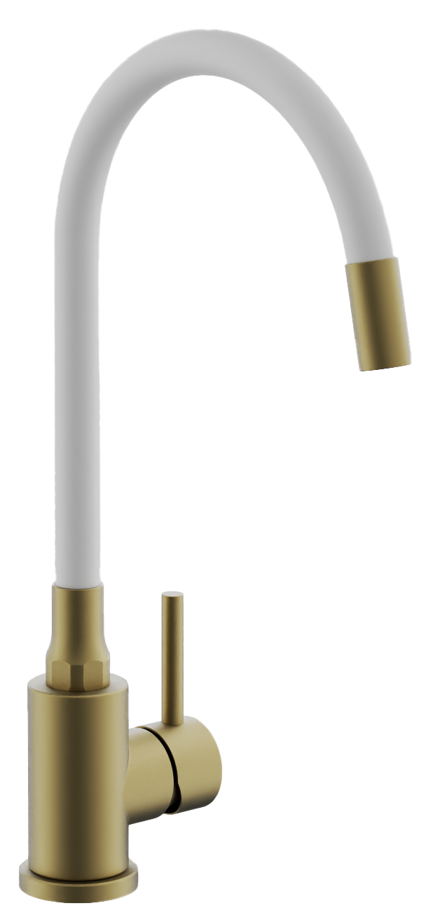 

Смеситель для кухни BELZ B810 B73810-5 с гибким изливом, золото