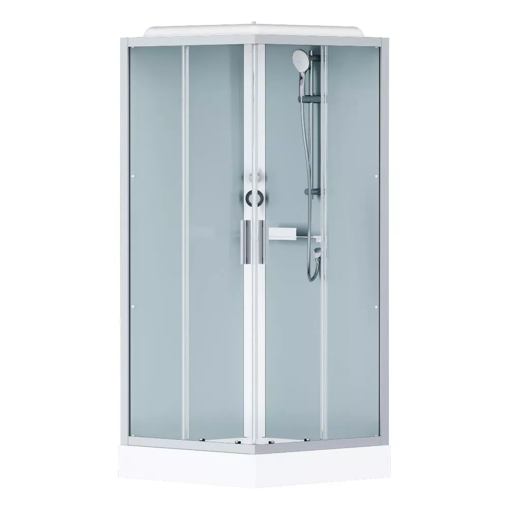 

W90C-403-090MT Gem Square кабина душевая 90x90, профиль матовый хром, стекло прозрачное