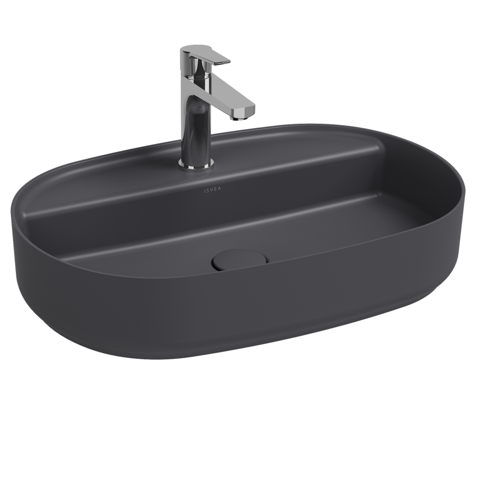 

Раковина накладная ISVEA Infinity 60 антрацит матовый 10NF65060SV-2C