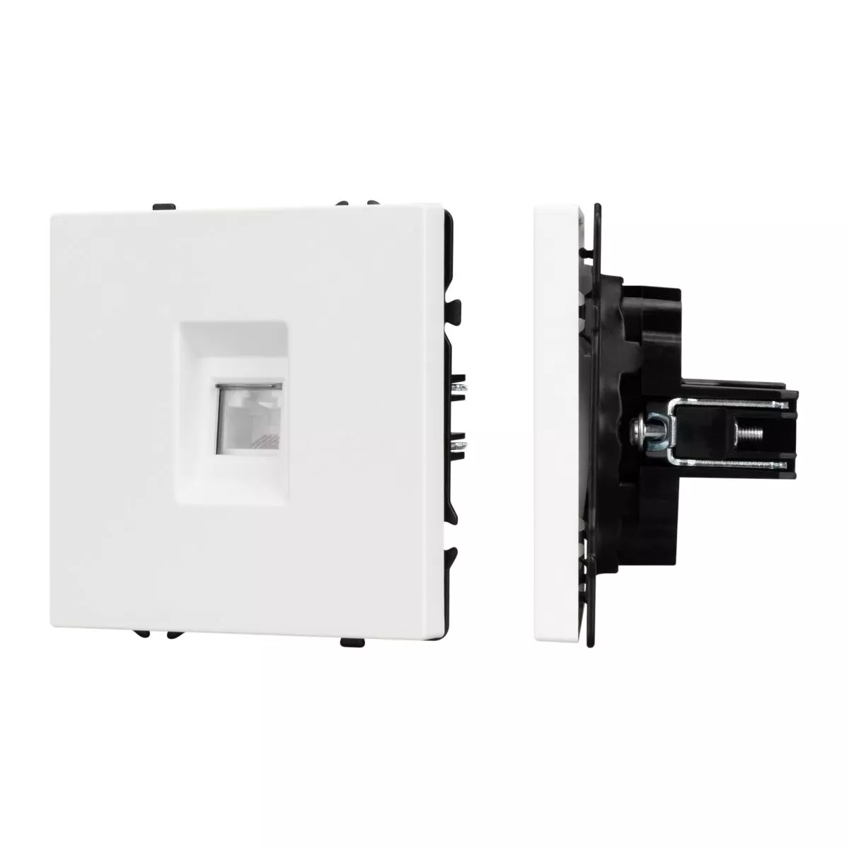 

Механизм компьютерной розетки Arlight SCT-NOBE-MPC1-SFPL-WH (RJ-45, CAT6) 054304