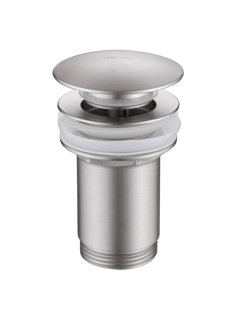 Донный клапан для раковины Abber AF0010SP с переливом сатин 3300₽