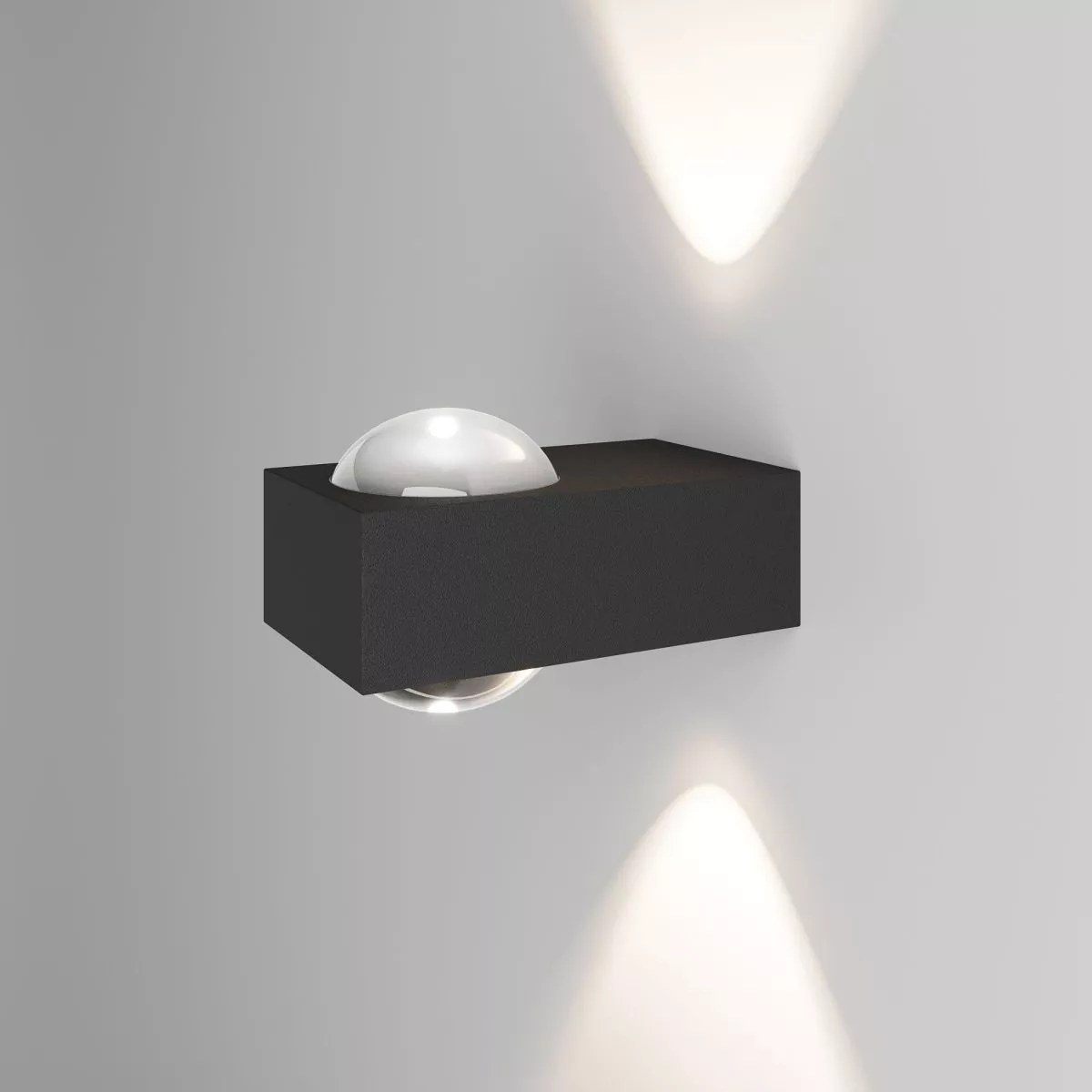 

Уличный настенный светильник Elektrostandard Lenses черный 35191/W 4690389216428 a070458