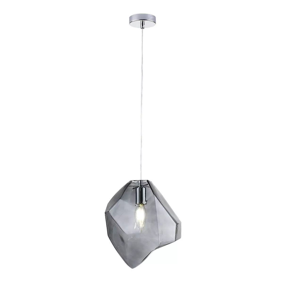 

Подвесной светильник Crystal Lux NUESTRO SP1 CHROME/SMOKE