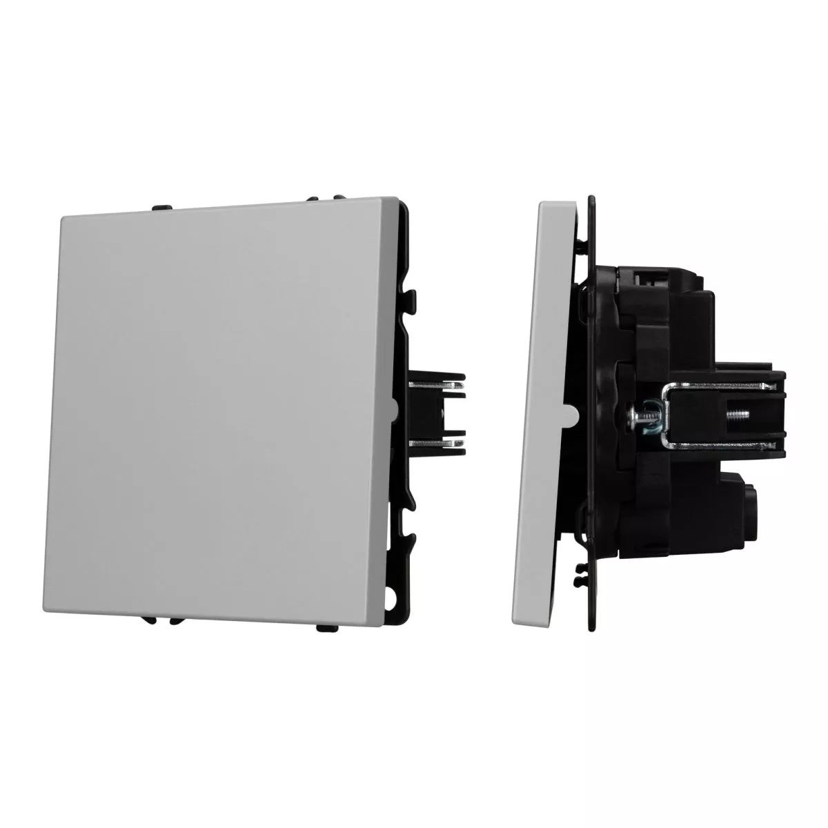 Выключатель перекрёстный 1 кл софт-тач никель Arlight SWT-MKX1-SFPL-IS (250V, 10A) 059429(1)