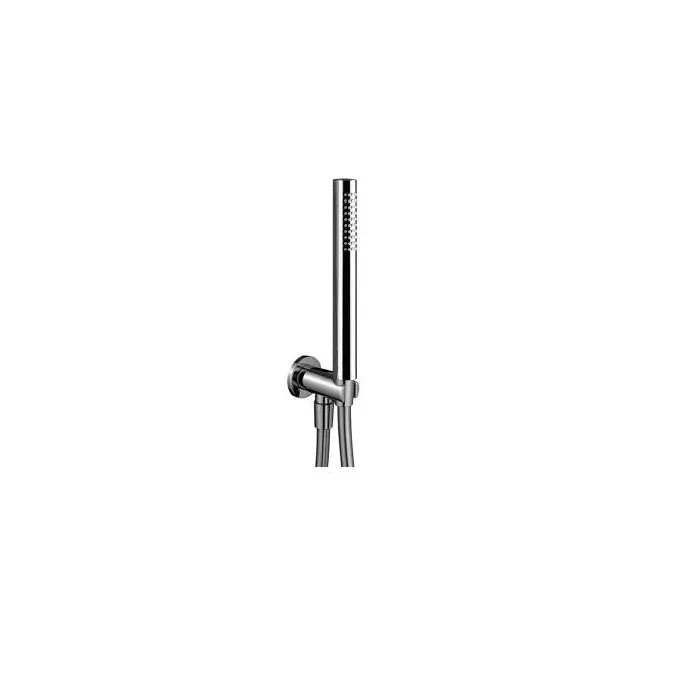 

Fantini Milano Душевой набор: вывод воды 1/2”, шланг 150 см, ручная лейка FIT, держатель для лейки, цвет: хром