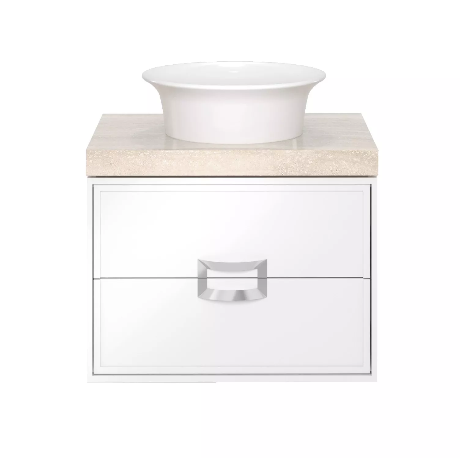 

Тумба под раковину Kerama Marazzi Canaletto 60 белый матовый