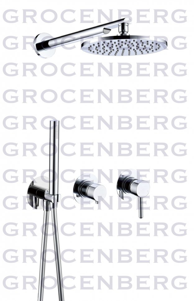 

Душевой комплект Grocenberg GB5090CR Хром
