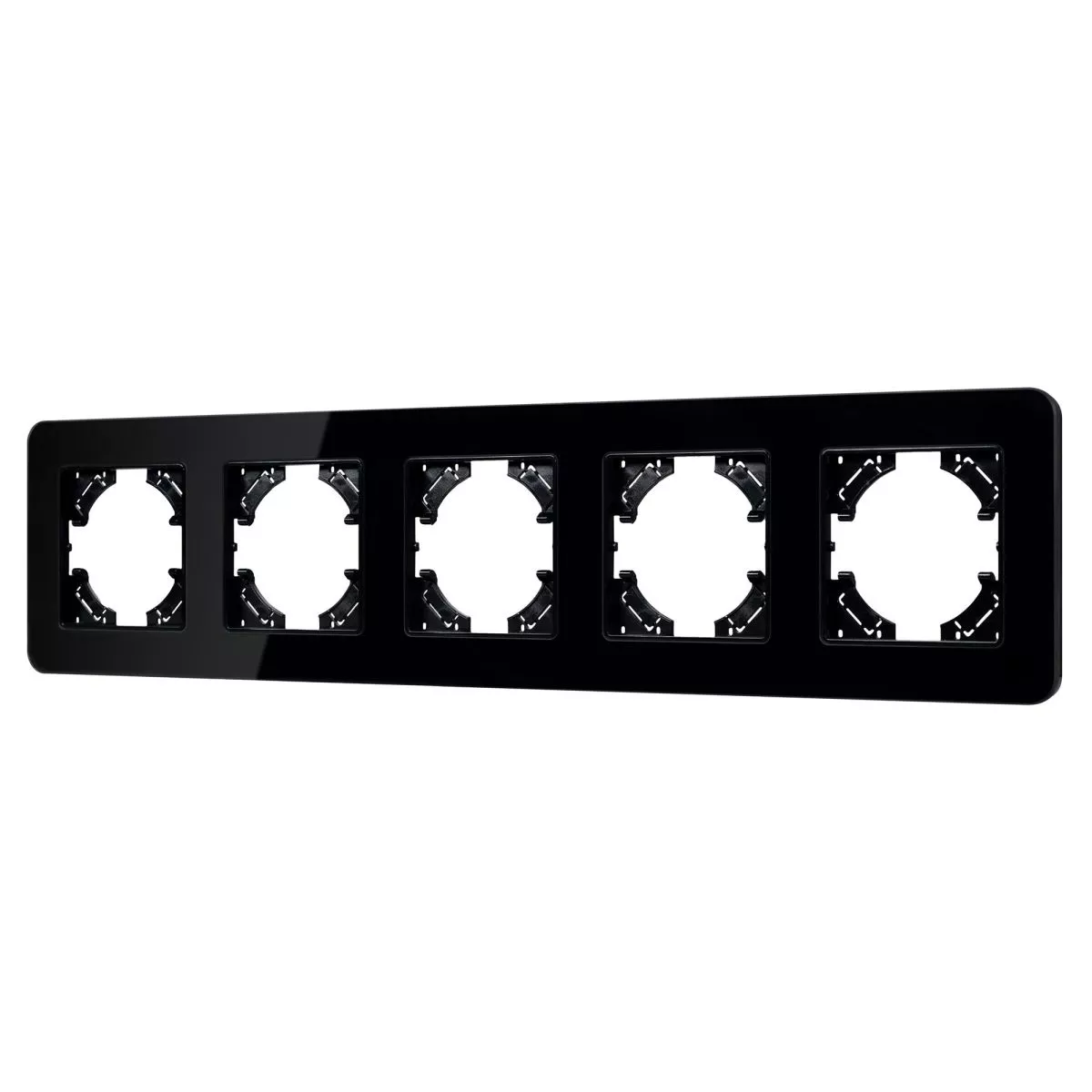 

Рамка на 5 постов стеклянная Arlight FRM-OMALI-GS-5-BK 049705