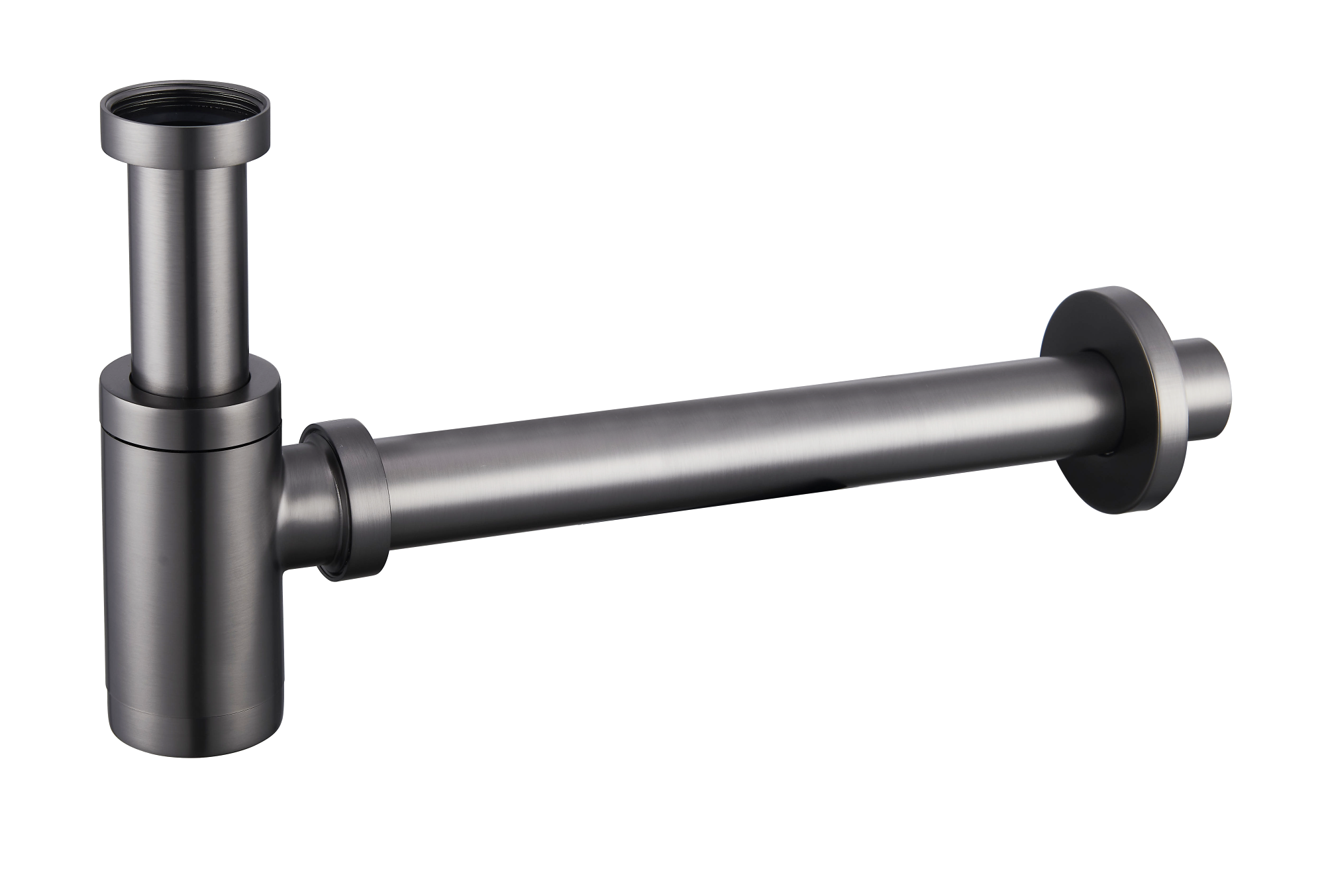 

Сифон для раковины BelBagno BB-SMT2-GM 32 мм, бутылочный, оружейная сталь, нержавеющая сталь