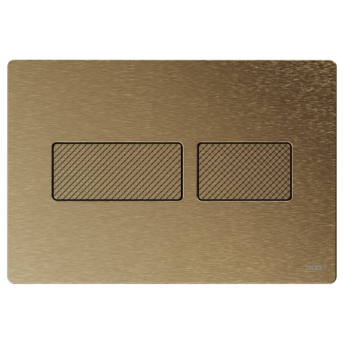 

TECEsolid. Панель смыва, металл, бронза, с текстурой ромбы