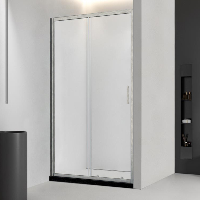 

Душевая дверь в нишу Veconi Vianno VN-46BC 100 см, профиль брашированный никель, стекло прозрачное