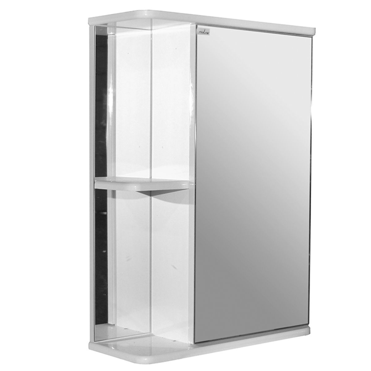 Купить Зеркало-шкаф навесной без подсветки MIXLINE Стандарт-50 правый (525514)