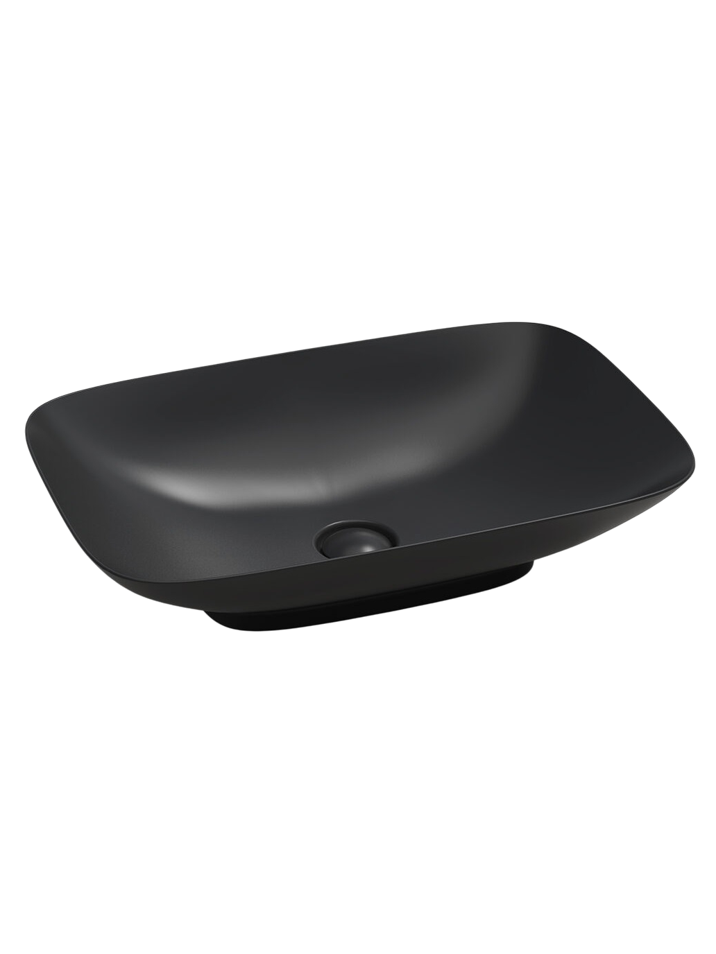 Накладная раковина ARROW AP41026D-MB 61 матовая черная прямоугольная 13290₽