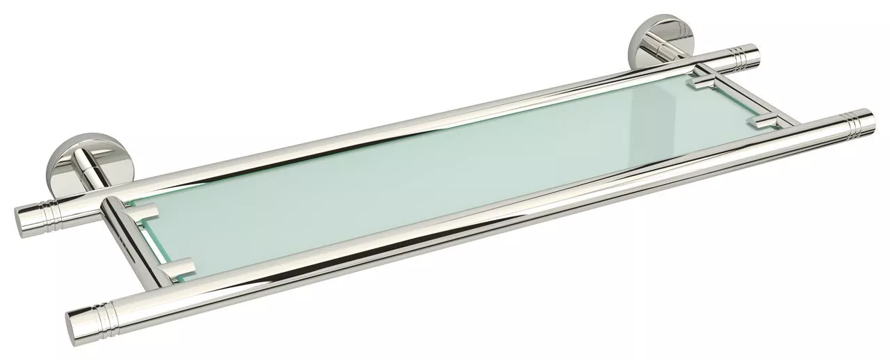   Santehnika Room Полка Полка КАНЬОН стеклянная  / L 500 (Золото)