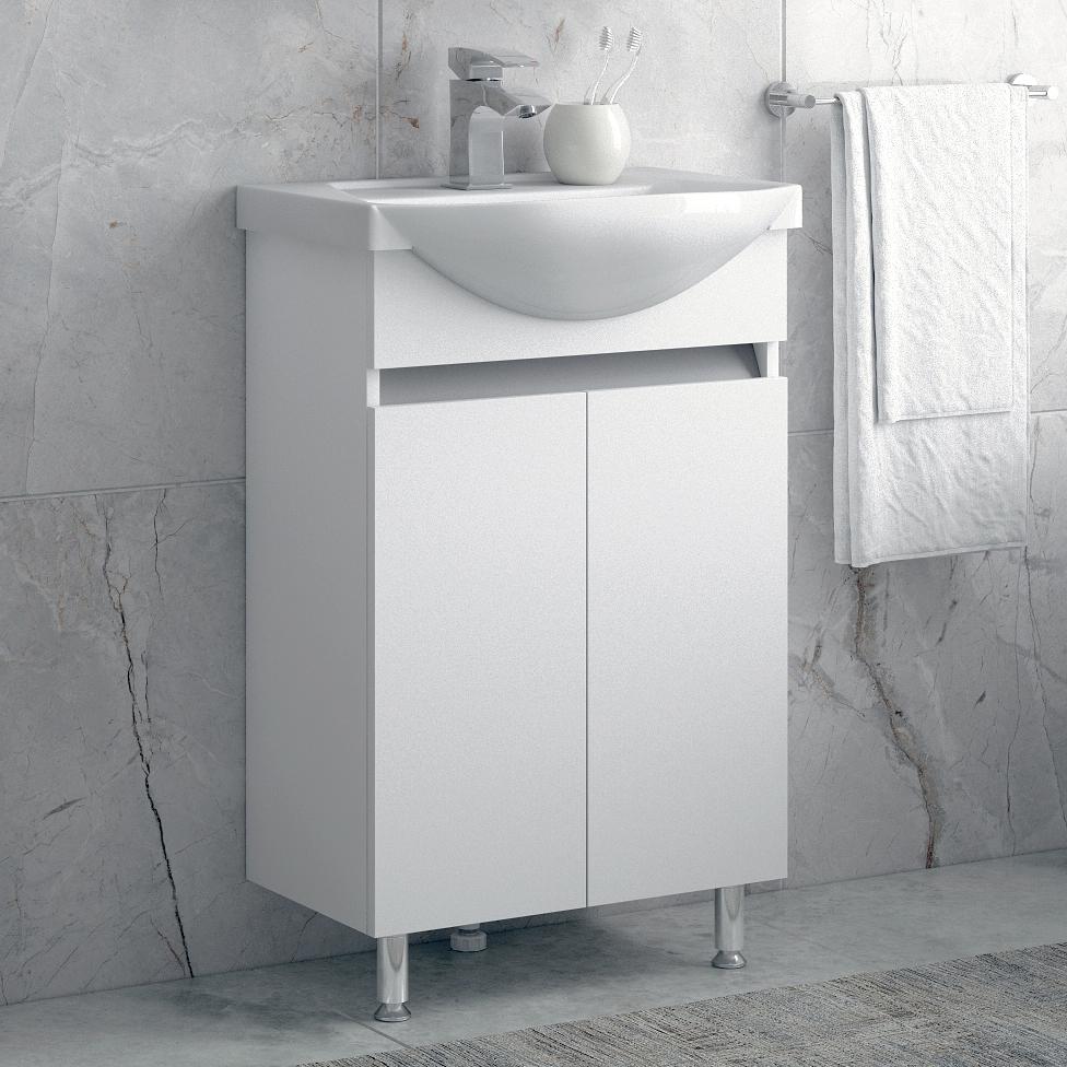 

Тумба с раковиной Corozo Джуно 50