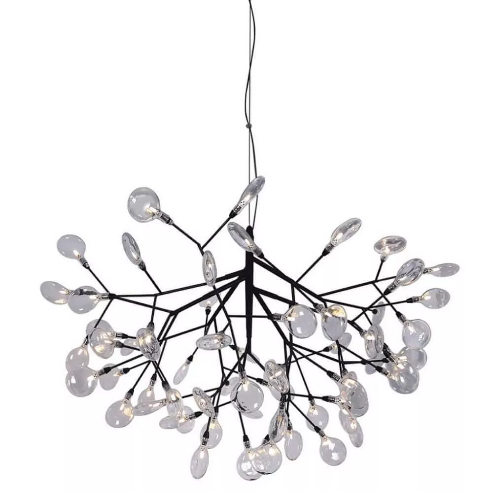 

Подвесная люстра Crystal Lux Evita SP63 BLack/Transparent