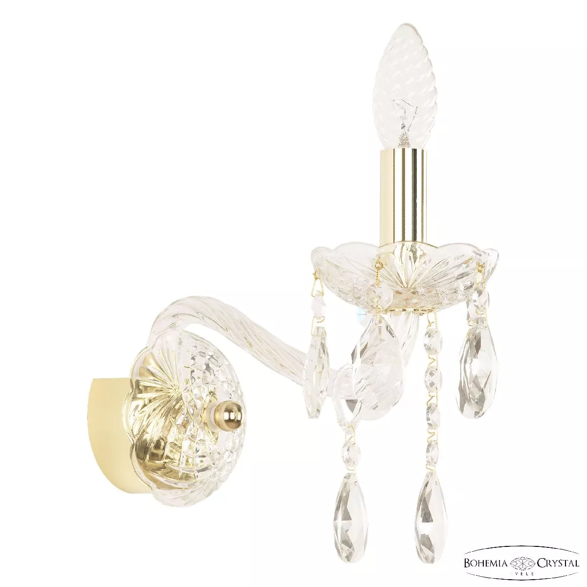 

Бра Bohemia Ivele Crystal 107B/1/165 G
