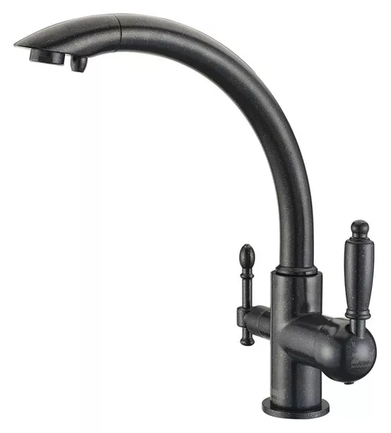 

Смеситель для кухни Zorg Clean Water ZR 314 YF-33 ЧЕРНЫЙМЕТАЛЛ с подключением фильтра черный металл