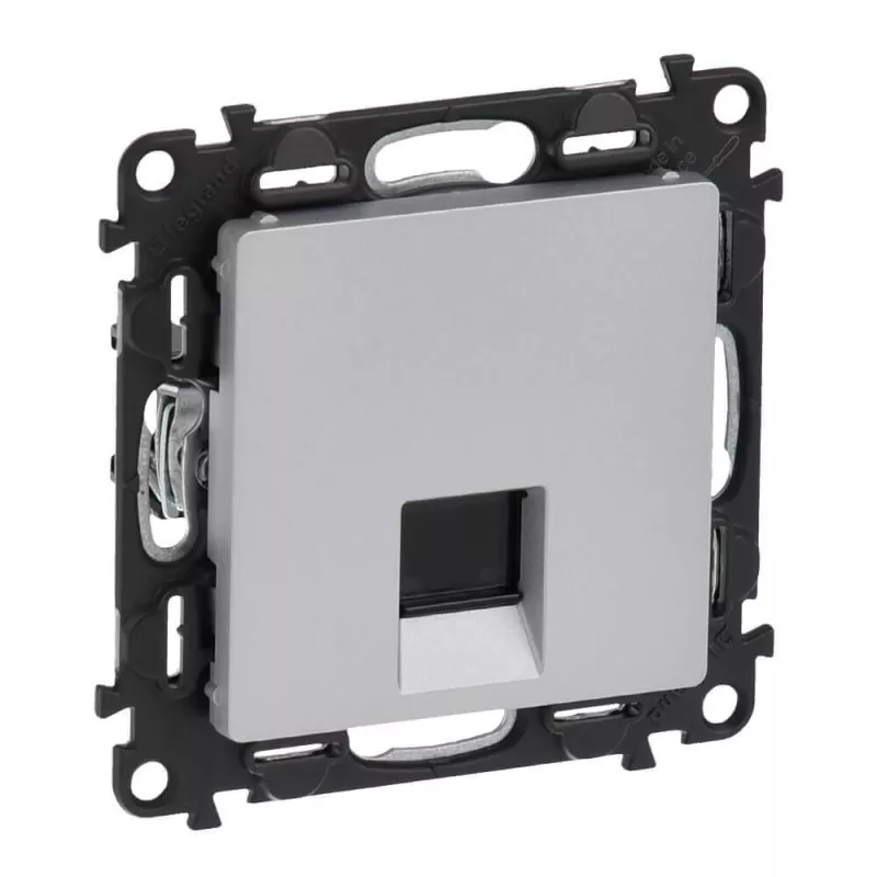 

Информационная розетка RJ45 Legrand Valena Life 5 кат UTP алюминий 753640