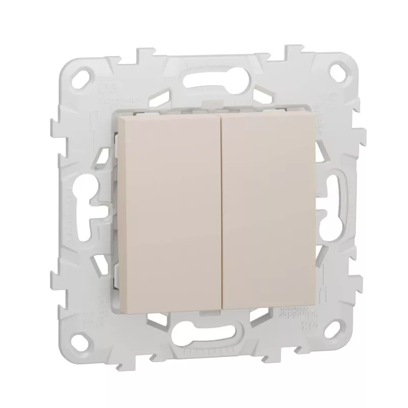 

Выключатель двухклавишный Schneider Electric Unica New NU521144