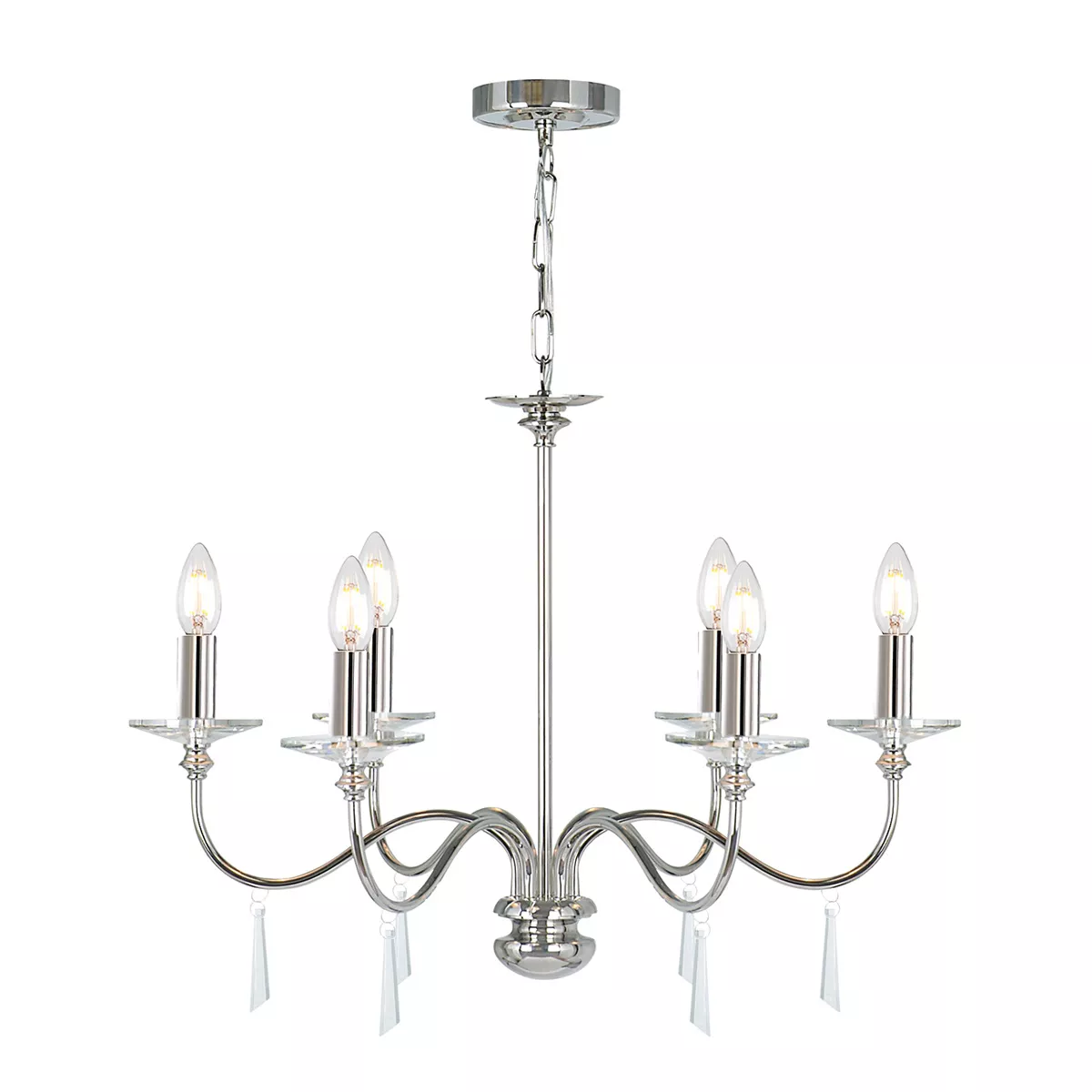 

Подвесная люстра Elstead Lighting Finsbury park FP6-POL-NICKEL