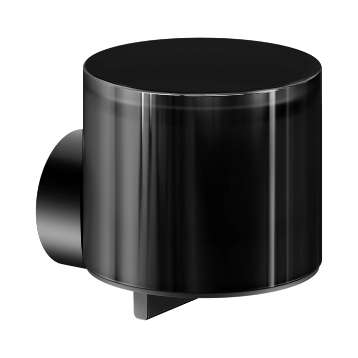 

KEUCO REVA Дозатор жидкого мыла, настенный, нажимной, 150 мл, черный матовый/матовое стекло