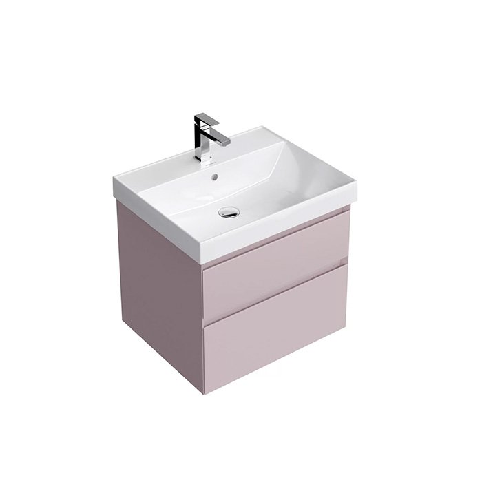 

Тумба CUBO подвесная с ящиками 60, мальва матовая