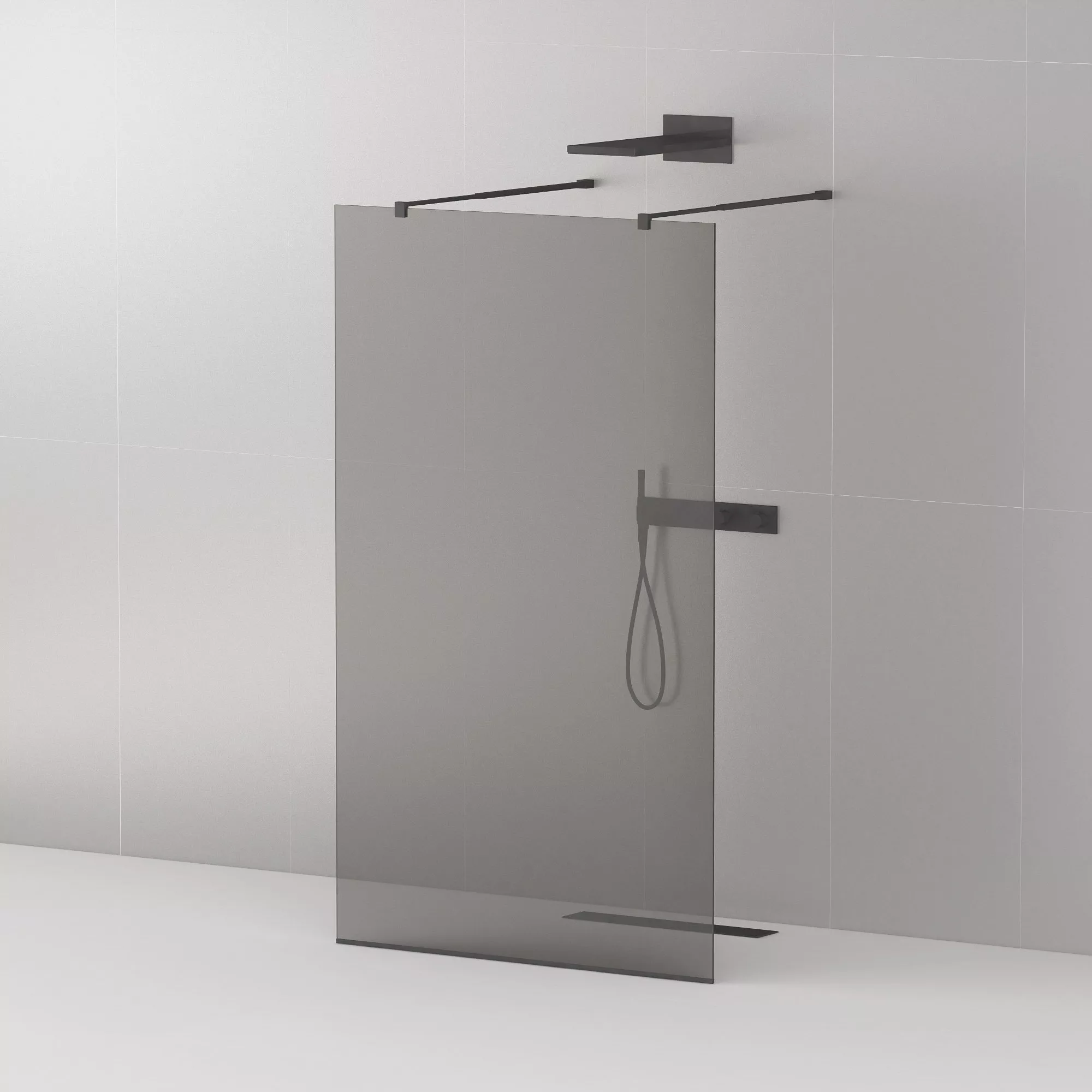 

Душевая перегородка Cezares Liberta-L-2-90-GR-NERO